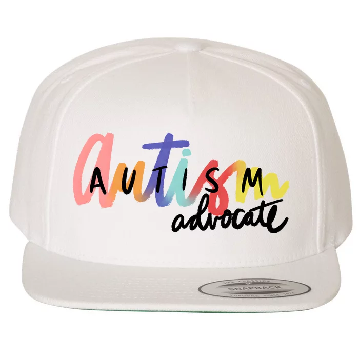 Autism Advocate Neurodiversity Autism Awareness Wool Snapback Cap