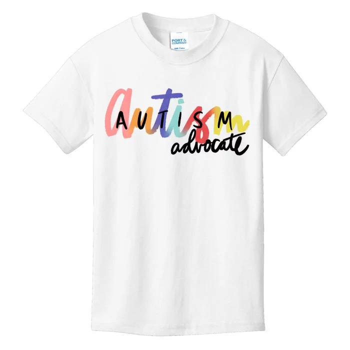 Autism Advocate Neurodiversity Autism Awareness Kids T-Shirt