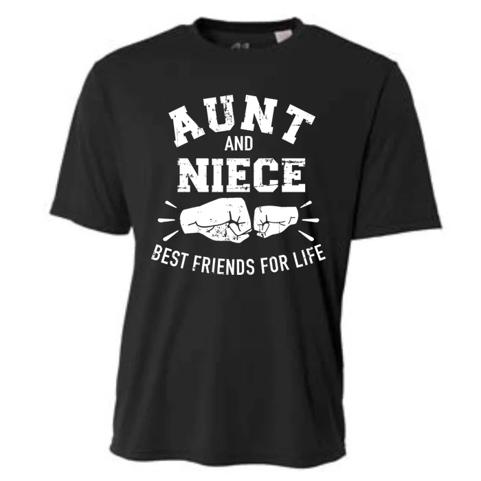 Aunt And Niece Friends For Life Funny Gift Cooling Performance Crew T-Shirt