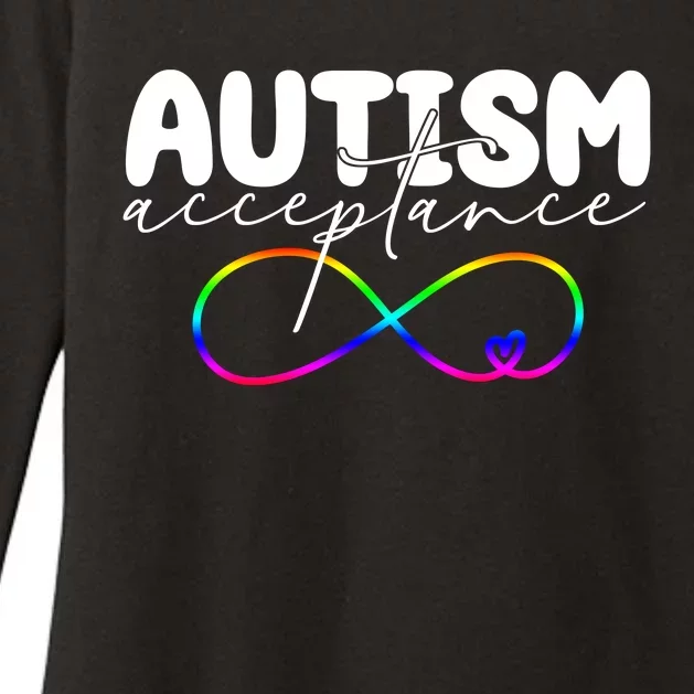 Autism Acceptance Neurodiversity Heart Womens CVC Long Sleeve Shirt