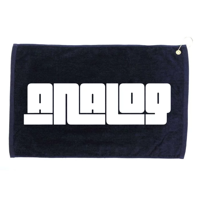 Analog Grommeted Golf Towel