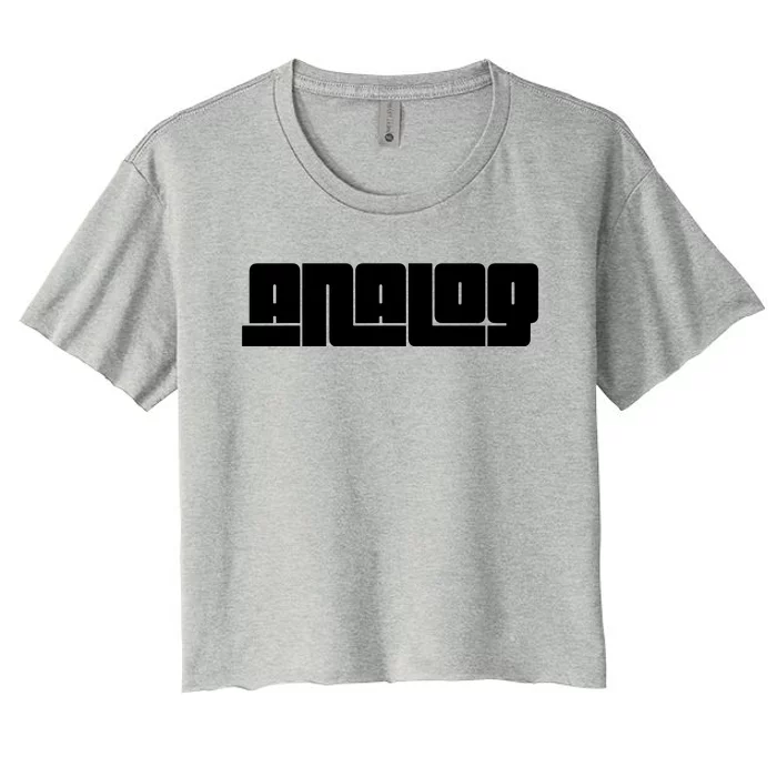 Analog Women's Crop Top Tee