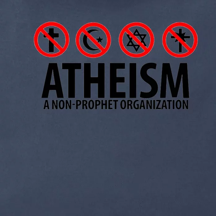 Atheism A Non Prophet Organization Zip Tote Bag