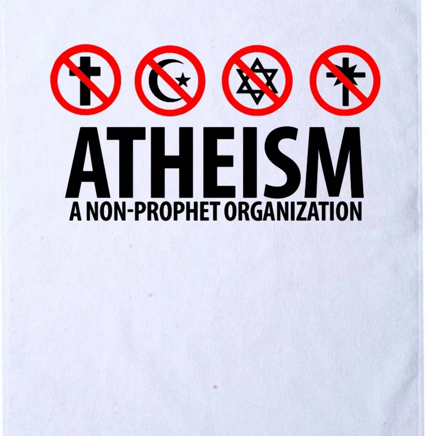 Atheism A Non Prophet Organization Platinum Collection Golf Towel