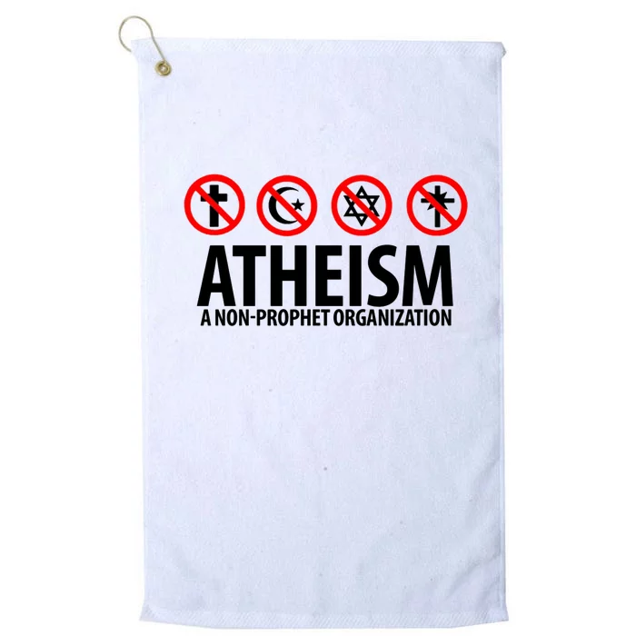 Atheism A Non Prophet Organization Platinum Collection Golf Towel