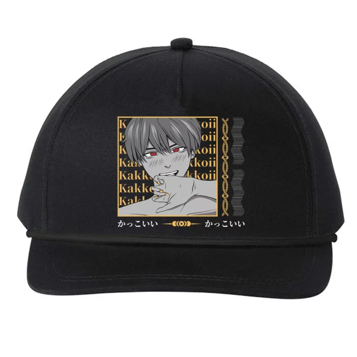 Anime Snapback Five-Panel Rope Hat