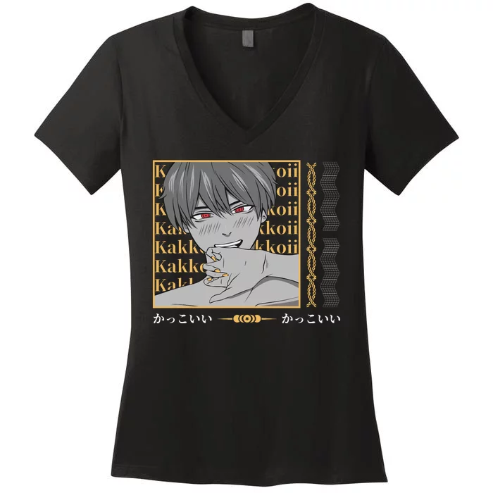 Anime Women's V-Neck T-Shirt