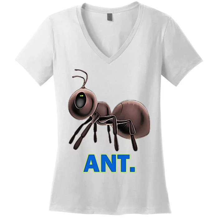 Ant Women's V-Neck T-Shirt