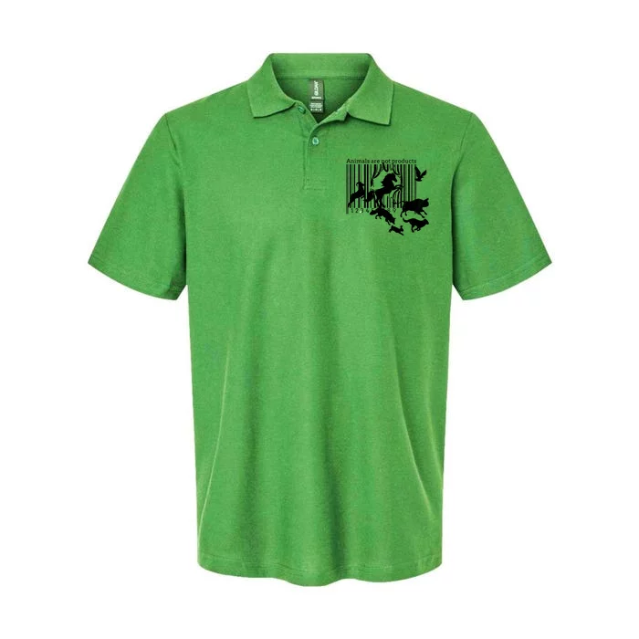 Animals Are Not Products Vegetarianism Animal Rights Softstyle Adult Sport Polo