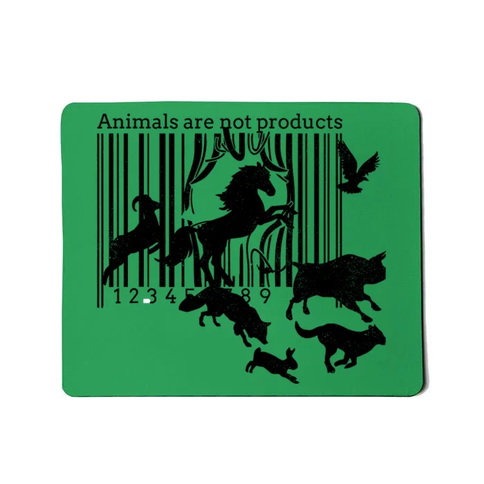 Animals Are Not Products Vegetarianism Animal Rights Mousepad