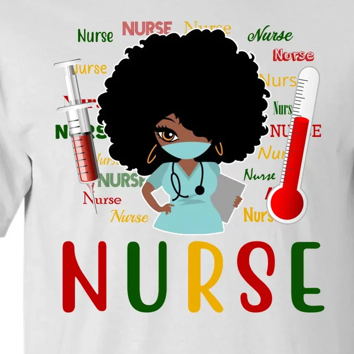 African American Nurse Tall T-Shirt