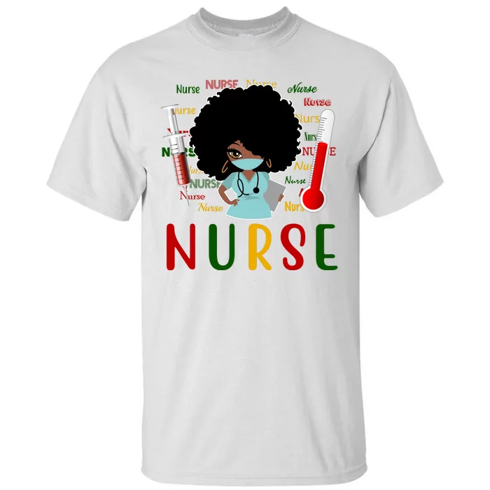 African American Nurse Tall T-Shirt