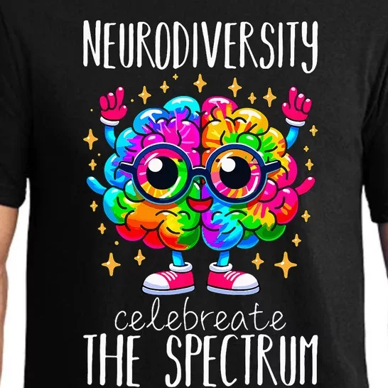 Autism Awareness Neurodiversity Brain Pajama Set