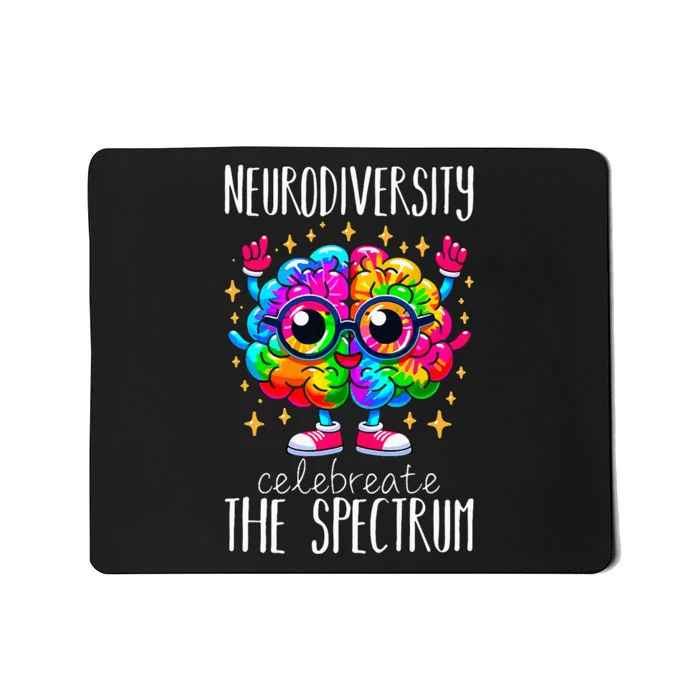 Autism Awareness Neurodiversity Brain Mousepad