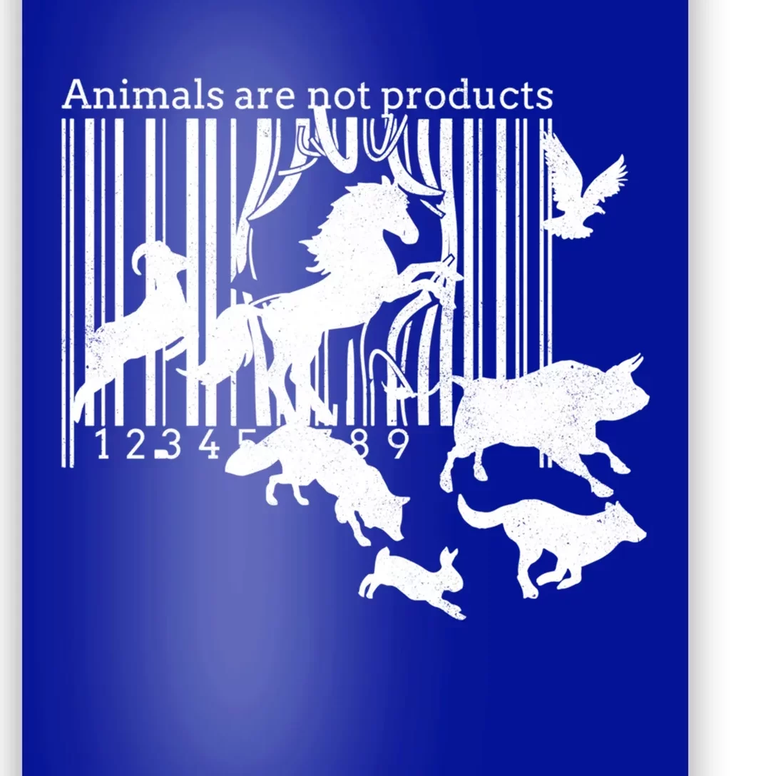 Animals Are Not Products Animal Rights Liberation Vegan Gift Funny Gift Poster