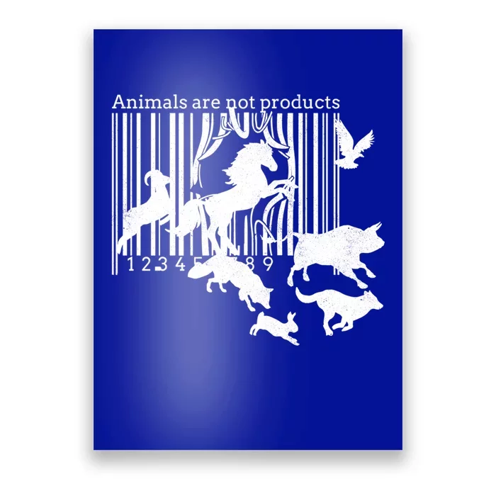 Animals Are Not Products Animal Rights Liberation Vegan Gift Funny Gift Poster