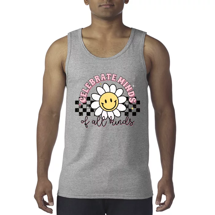 Autism Awareness Neurodivergent Celebrate Minds Of All Kinds Tank Top