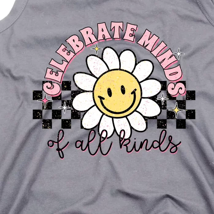 Autism Awareness Neurodivergent Celebrate Minds Of All Kinds Tank Top