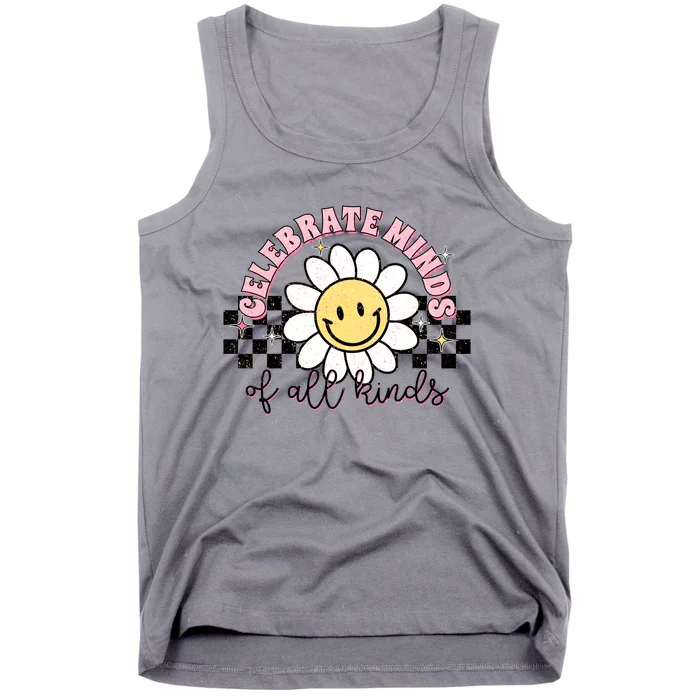 Autism Awareness Neurodivergent Celebrate Minds Of All Kinds Tank Top