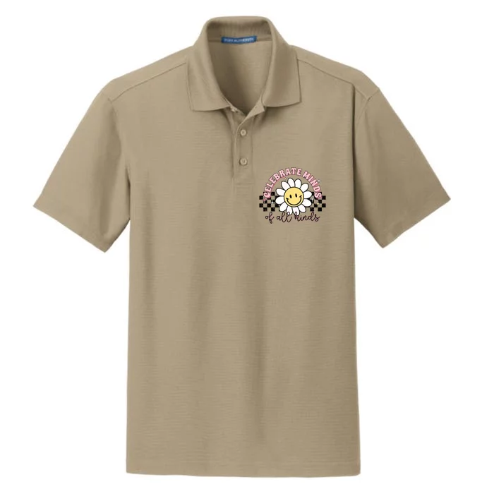 Autism Awareness Neurodivergent Celebrate Minds Of All Kinds Dry Zone Grid Performance Polo