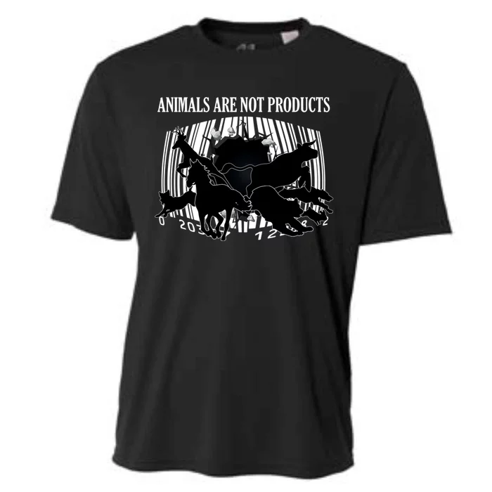 Animals Are Not Products Animal Rights Liberation Vegan Gift Cooling Performance Crew T-Shirt