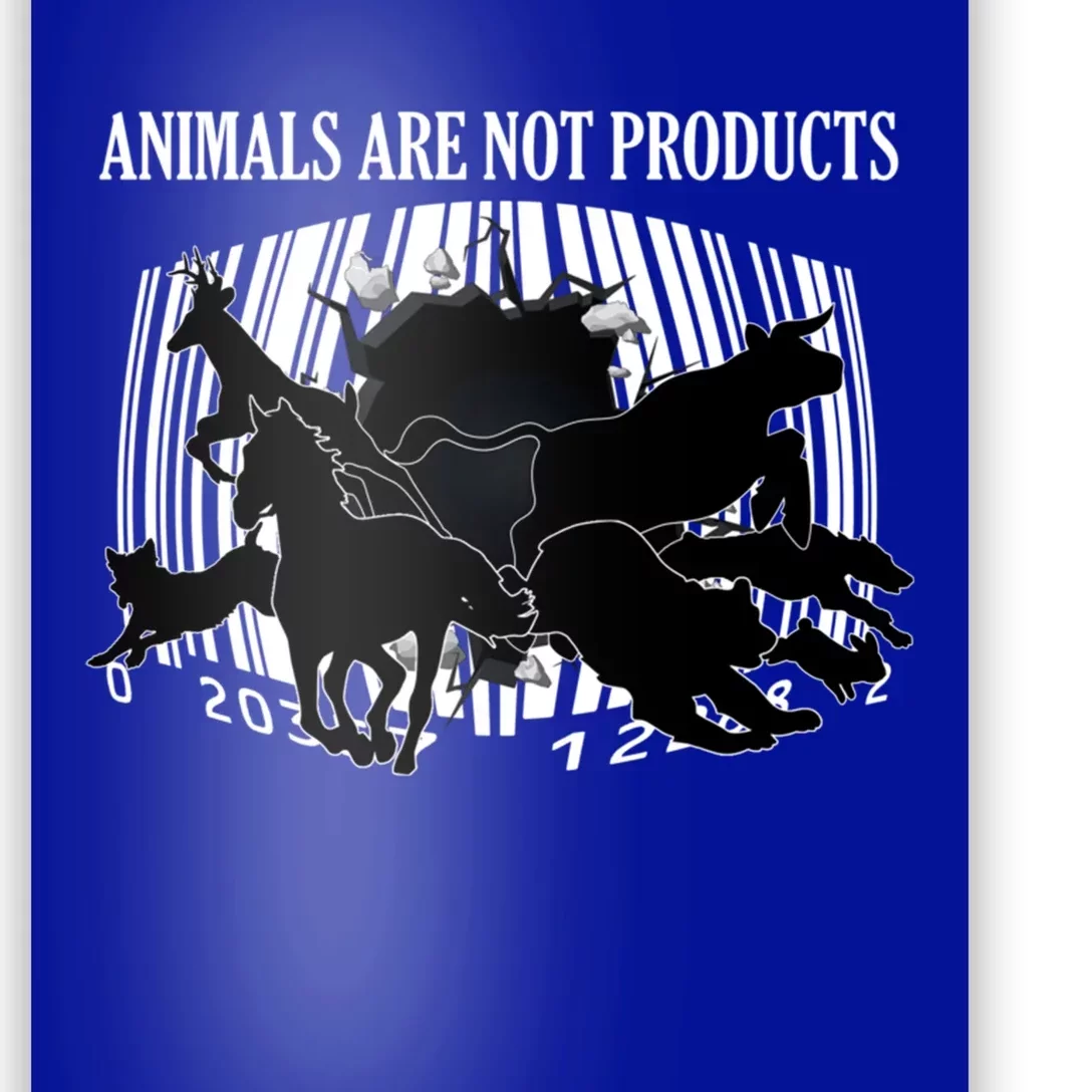 Animals Are Not Products Animal Rights Liberation Vegan Gift Poster