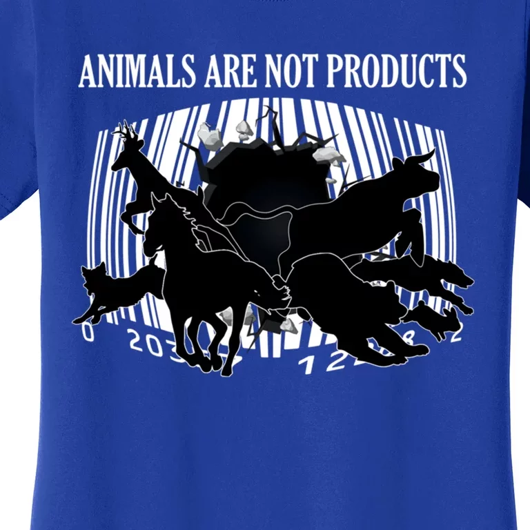 Animals Are Not Products Animal Rights Liberation Vegan Gift Women's T-Shirt