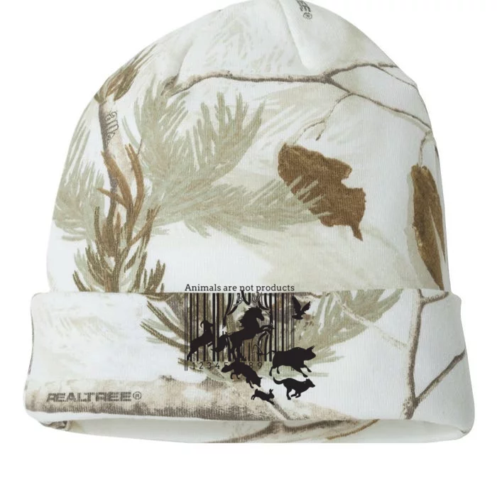 Animals Are Not Products Animal Rights Liberation Vegan Gift Kati - 12in Camo Beanie