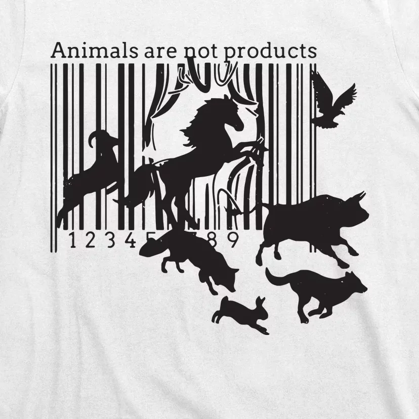 Animals Are Not Products Animal Rights Liberation Vegan Gift T-Shirt