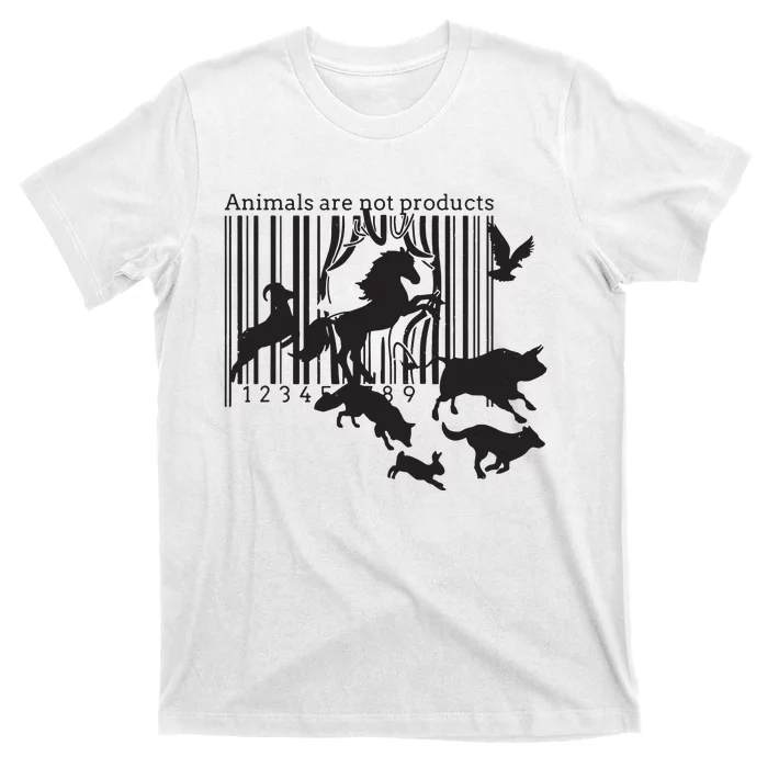 Animals Are Not Products Animal Rights Liberation Vegan Gift T-Shirt