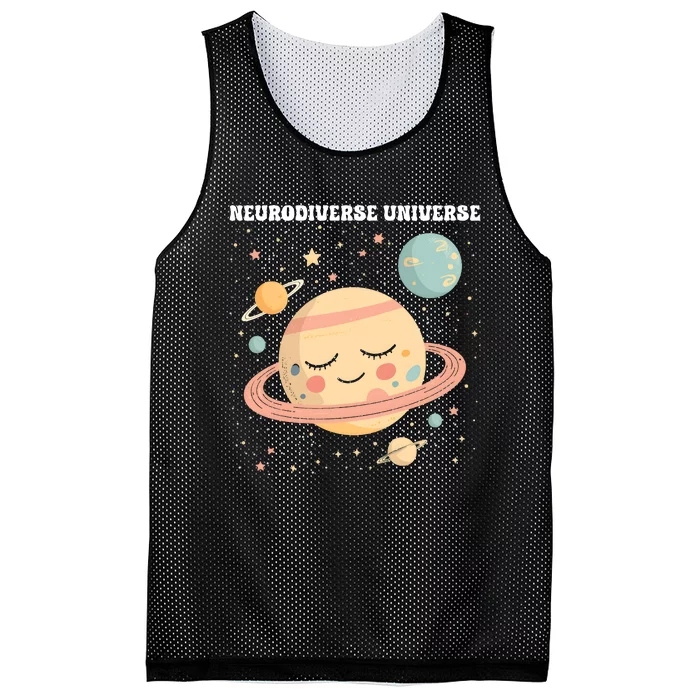 Autism Awareness Neurodiverse Mesh Reversible Basketball Jersey Tank