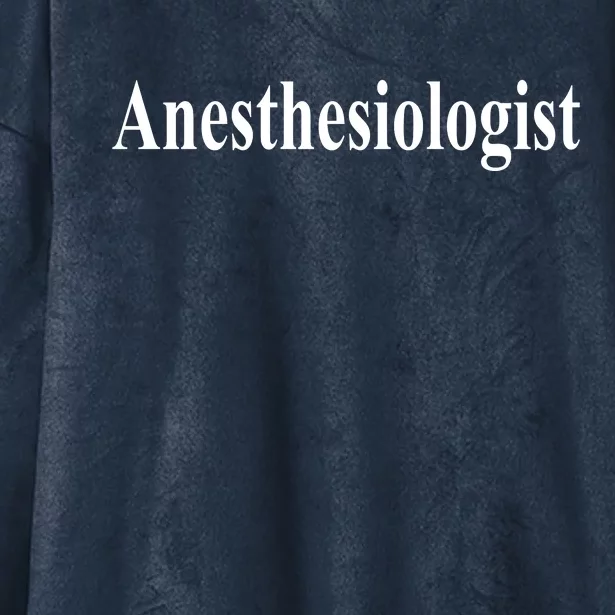 Anesthesiologist Hooded Wearable Blanket