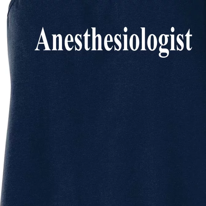 Anesthesiologist Women's Racerback Tank