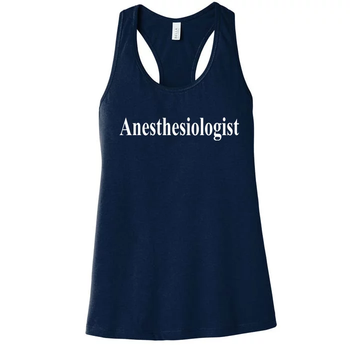 Anesthesiologist Women's Racerback Tank