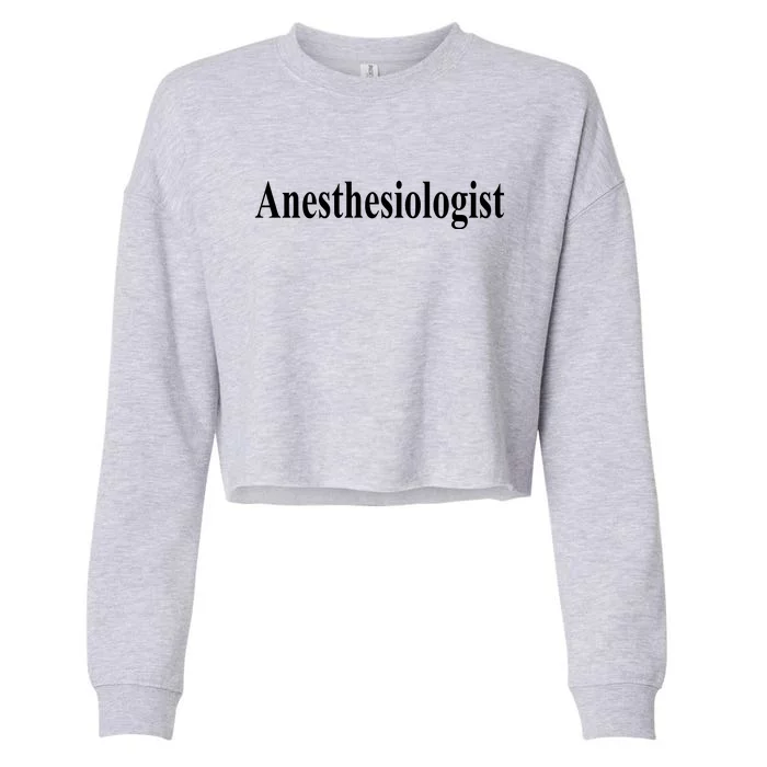 Anesthesiologist Cropped Pullover Crew