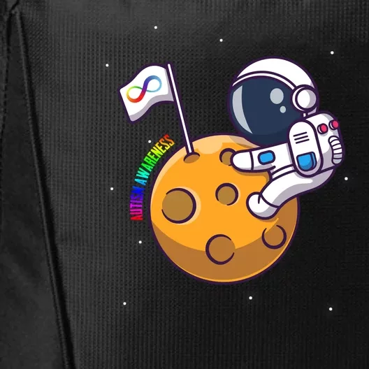 Autism Awareness Neurodiversity Astronaut City Backpack