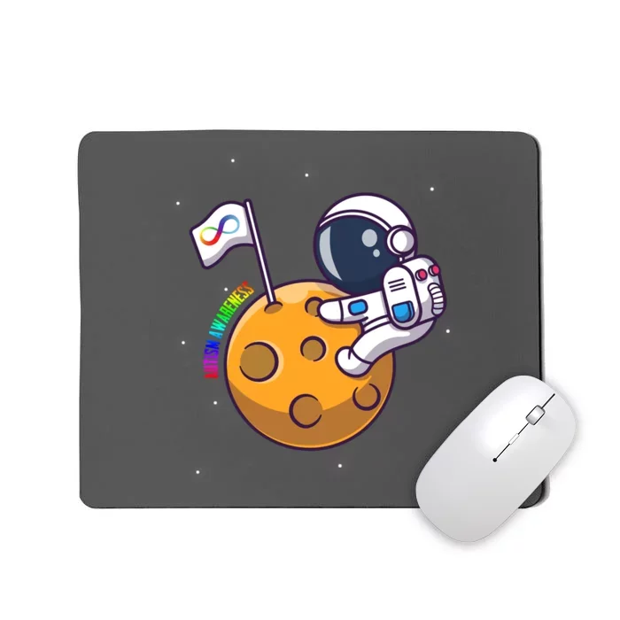 Autism Awareness Neurodiversity Astronaut Mousepad