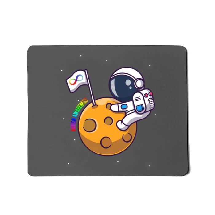 Autism Awareness Neurodiversity Astronaut Mousepad