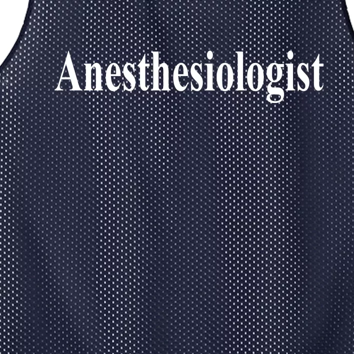 Anesthesiologist Mesh Reversible Basketball Jersey Tank