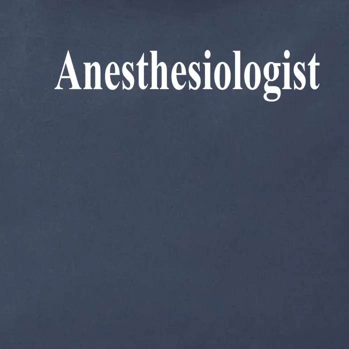 Anesthesiologist Zip Tote Bag