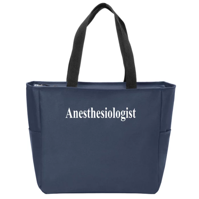 Anesthesiologist Zip Tote Bag