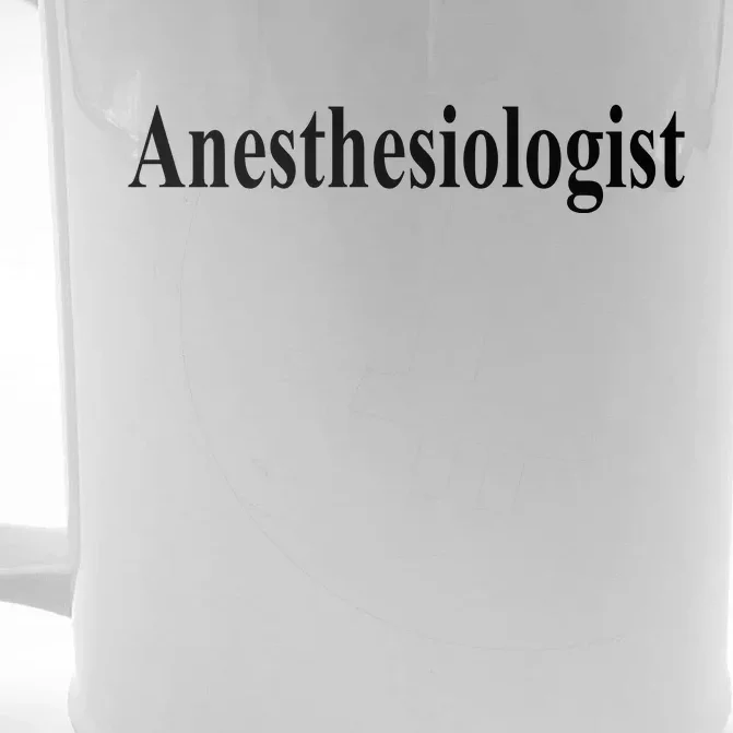 Anesthesiologist Front & Back Beer Stein