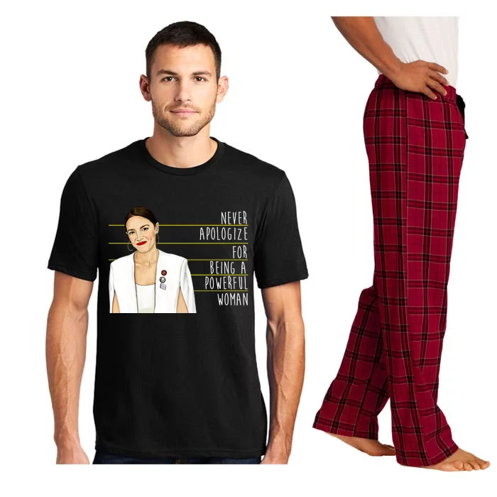 AOC Alexandria Ocasio Cortez Powerful Woman Quote Pajama Set