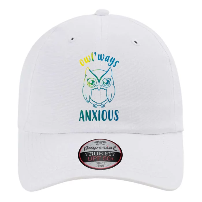 Always Anxious Owl Funny The Original Performance Cap