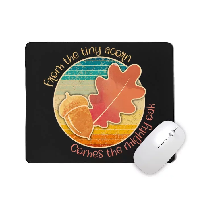 Acorn And Oak Leaf For Nature Lovers Mousepad