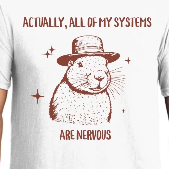 Actually All Of My Systems Are Nervous Pajama Set