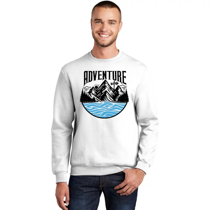 Adventure Awaits Outdoor Graphic Sweatshirt