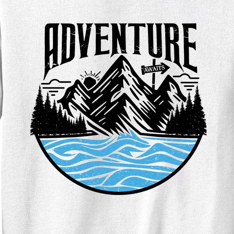 Adventure Awaits Outdoor Graphic Sweatshirt