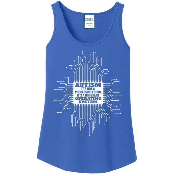 Autism Awareness Operating System Autistic Support Gift Ladies Essential Tank