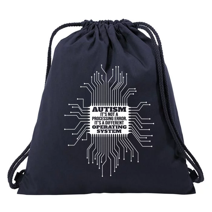 Autism Awareness Operating System Autistic Support Gift Drawstring Bag